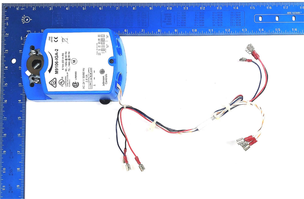 Johnson Controls Actuator Motor With Harness M9106-IGA-2 USED