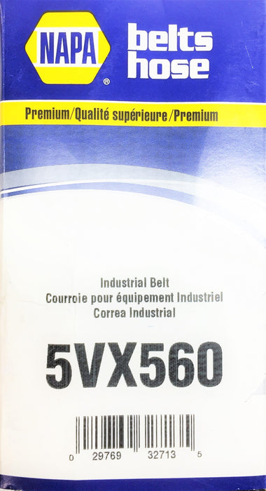 NAPA Premium Industrial Belt 5VX560 NOS