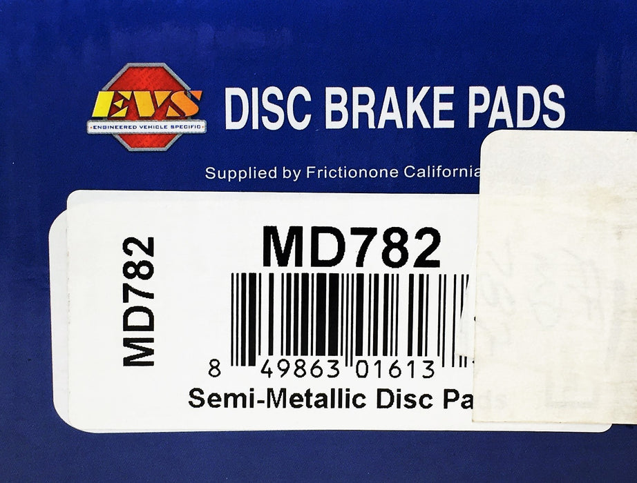 EVS 4 Piece Disc Brake Pads Set MD782 NOS