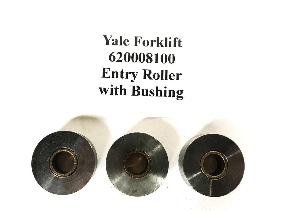 Yale Fork Lift Roller Entry with Bushing 620008100 [Lot of 3] NOS