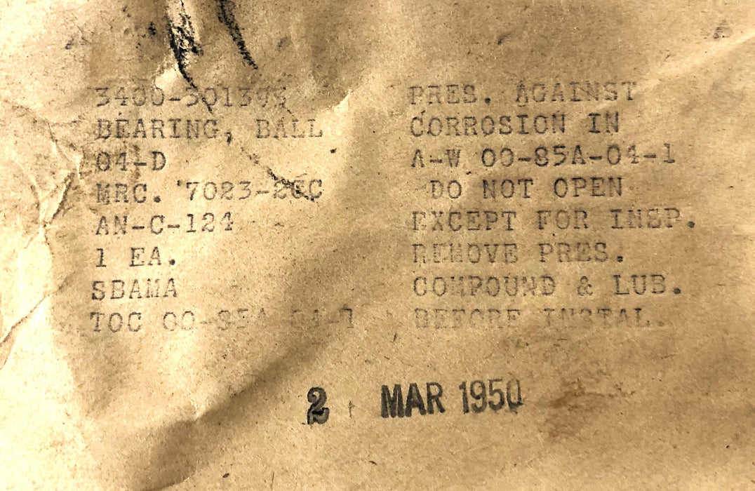 MRC Ball Bearing 7023-2CC NOS