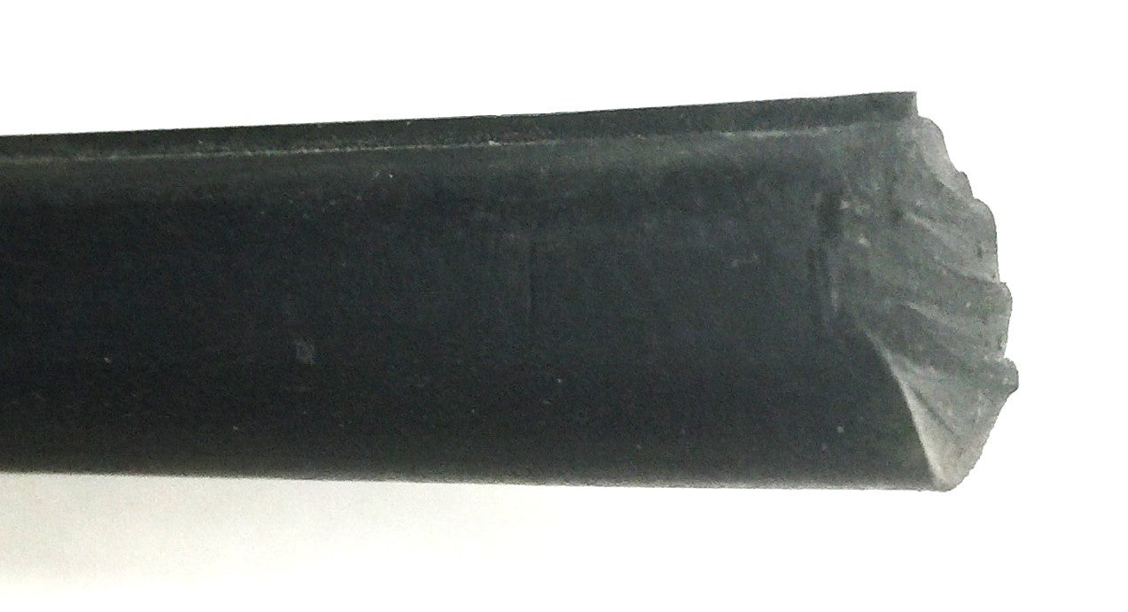 Unbranded 7/16" x 100' Black Solid Core Rubber Rope NOS