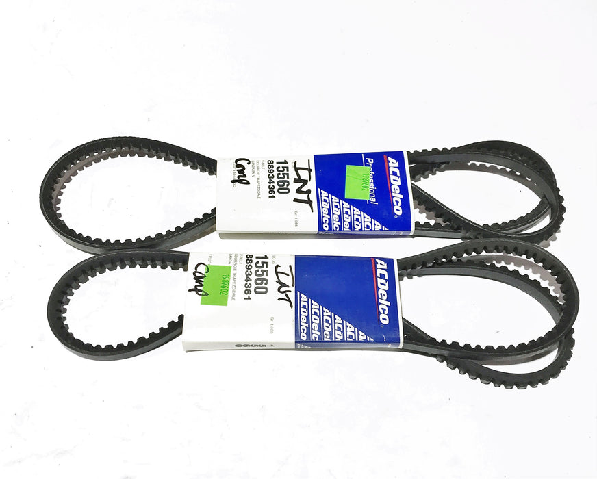 ACDelco Cogged V-Belt 15560 [Lot of 2] NOS