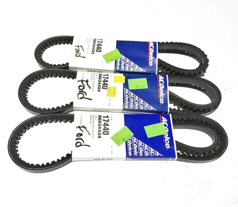 ACDelco Cogged V-Belt 17440 [Lot of 3] NOS