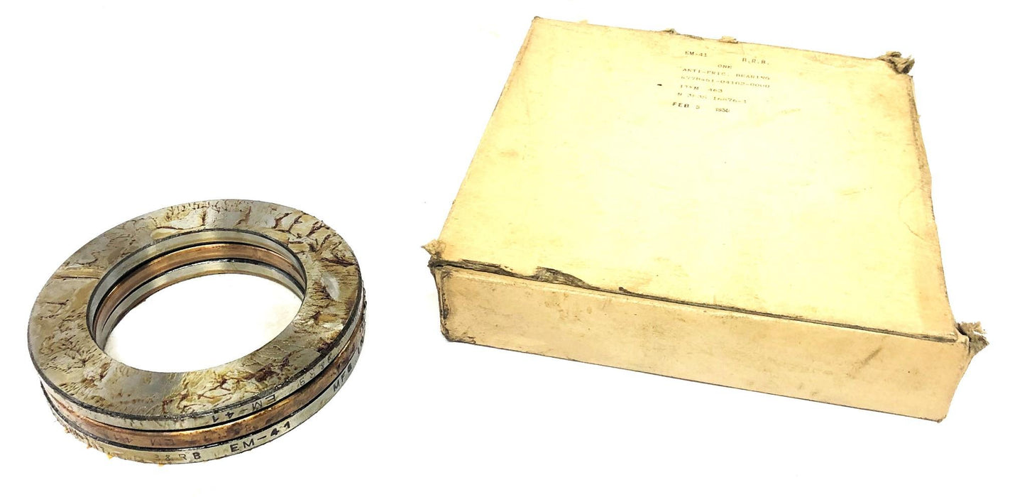 B&RB Thrust Roller Bearing EM41 NOS