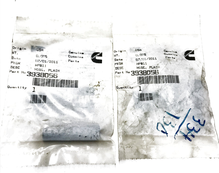 Cummins OEM Straight Hose 3938056 [Lot of 2] NOS
