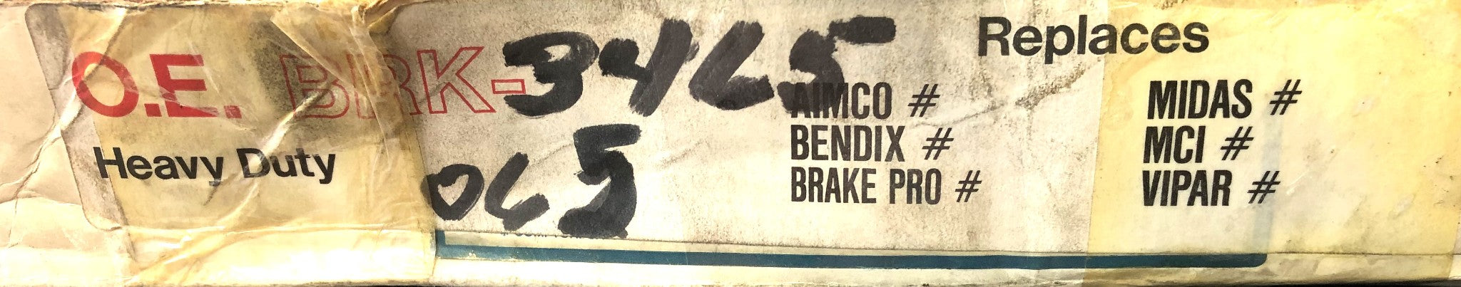 O.E. Disc Brake Rotor 1248 NOS