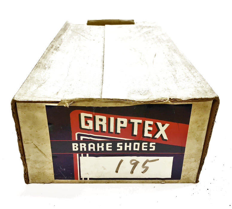 Griptex Brake Shoe Set 195 NOS