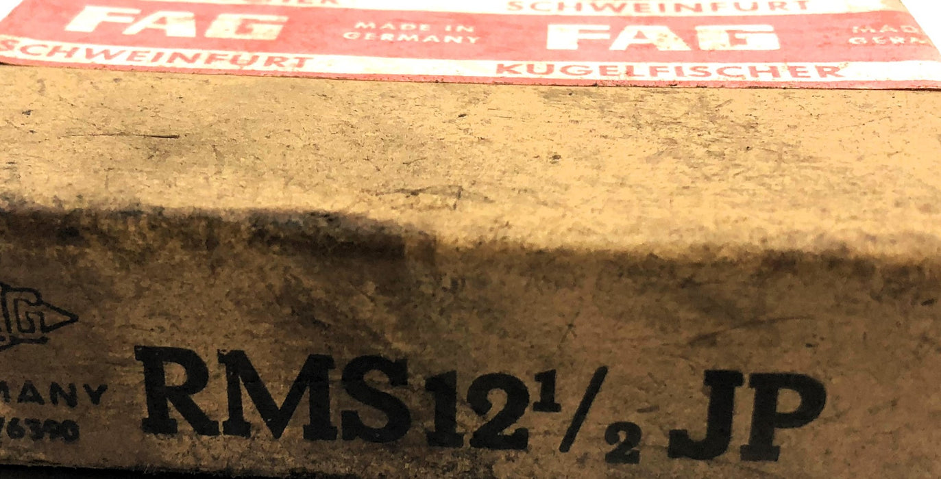 FAG Cylindrical Roller Bearing RMS12-1/2 (RMS12-1/2JP) NOS
