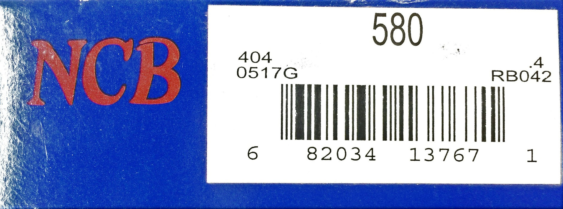 NCB Precision Bearings Bearing 580 NOS