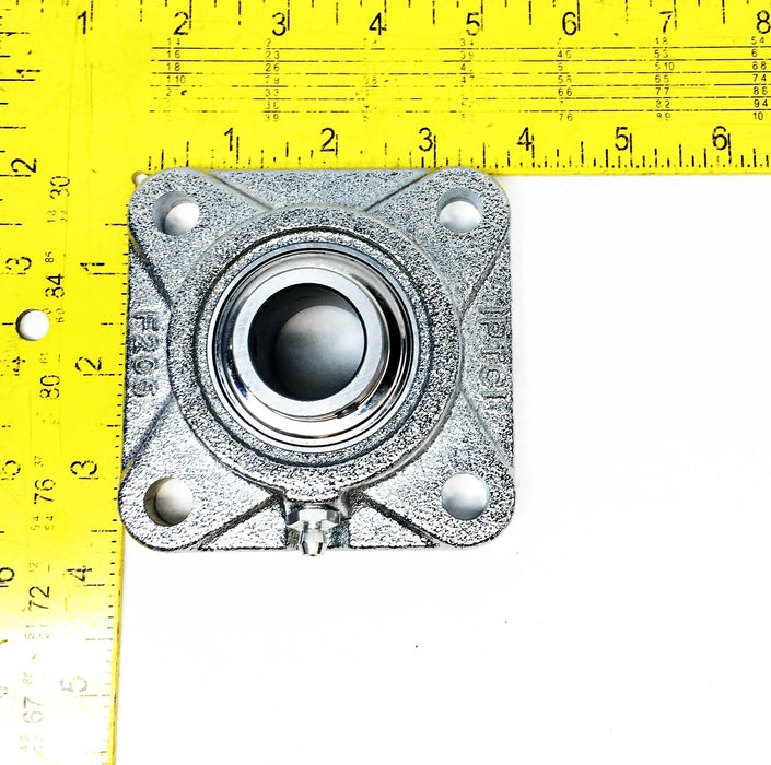 IPTCI Bearings 25MM Set Screw Lock 4 Bolt Flange CUCNPF205 NOS