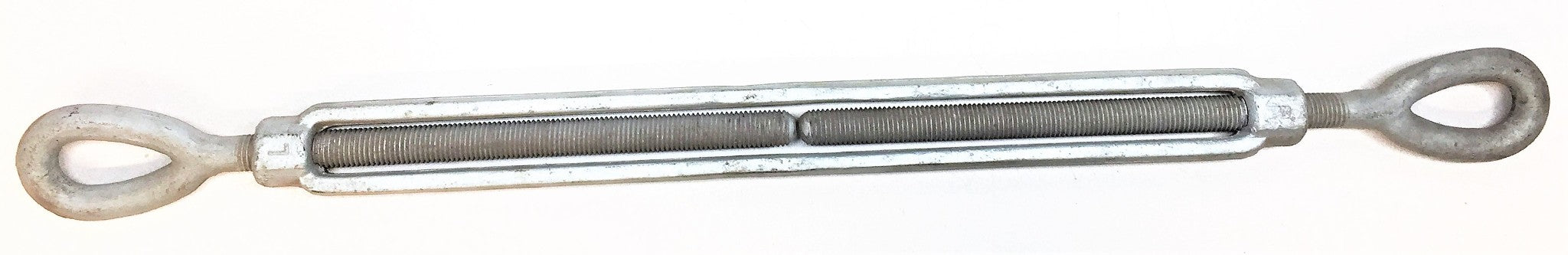 UNBRANDED 1 x 24" Eye and Eye Galvanized Turnbuckle 1031617 (HG-226) NOS