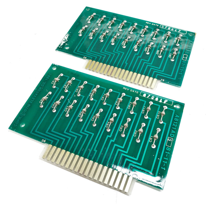 Diode Board A8121AD Compatible with OTIS [Lot of 2] NOS