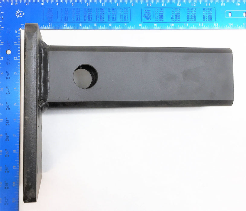 Unbranded Heavy-Duty Pintle Hook Mount 3.5" x 3.5" Receiver x 11"(L) NOS