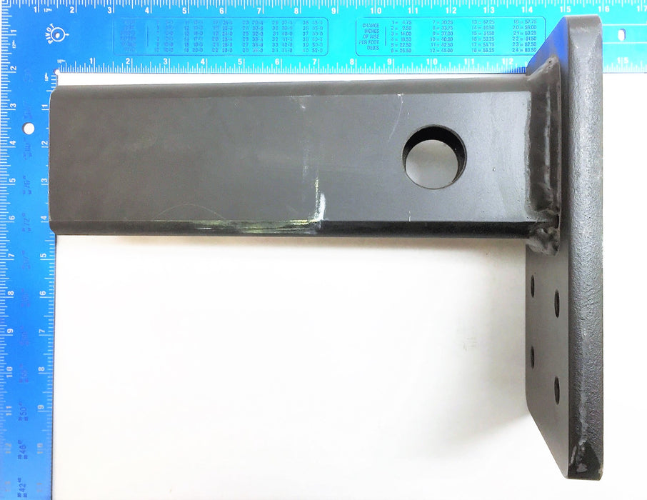 Unbranded Heavy-Duty Pintle Hook Mount 3.5" x 3.5" Receiver x 11"(L) NOS
