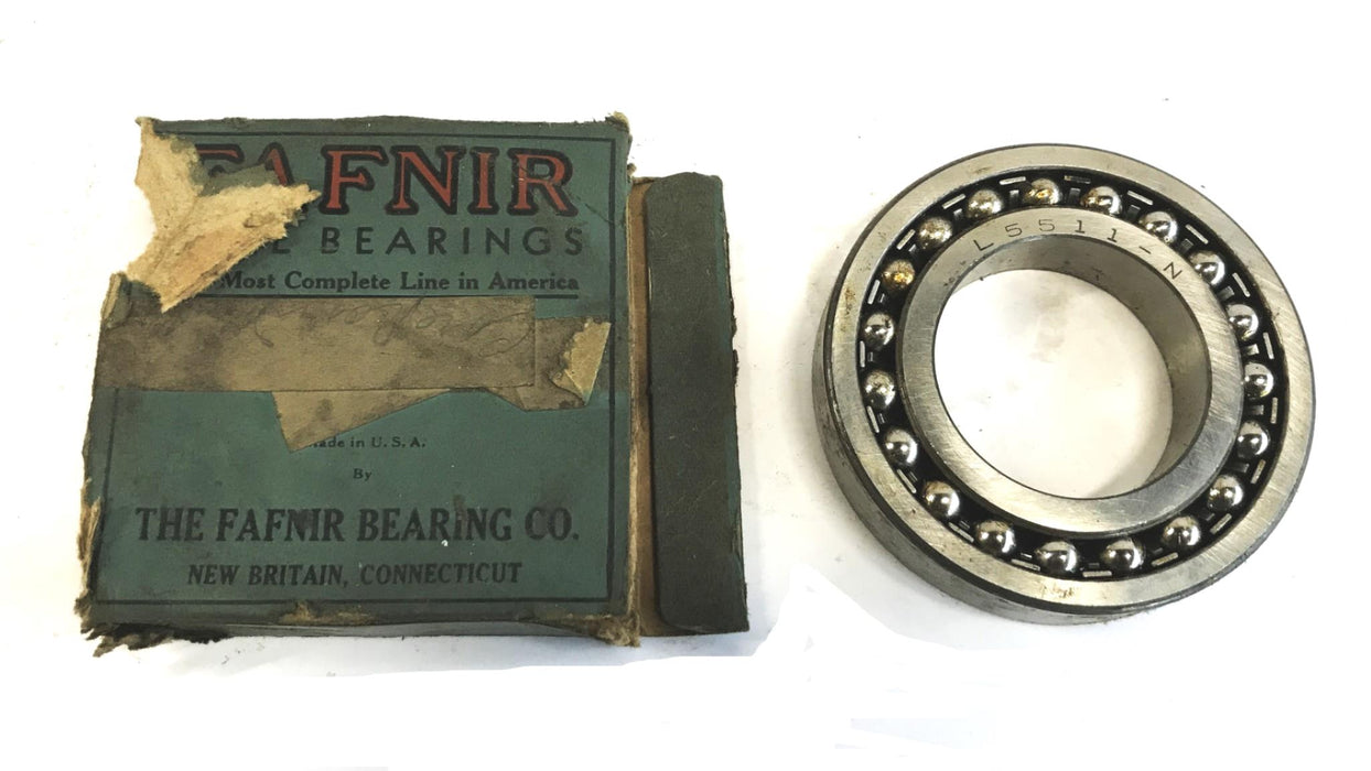 Fafnir Self-Aligning Ball Bearing  L5511-N NOS