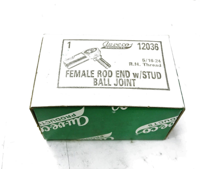 Auveco Female Rod End w/ Stud Ball Joint 12036 NOS