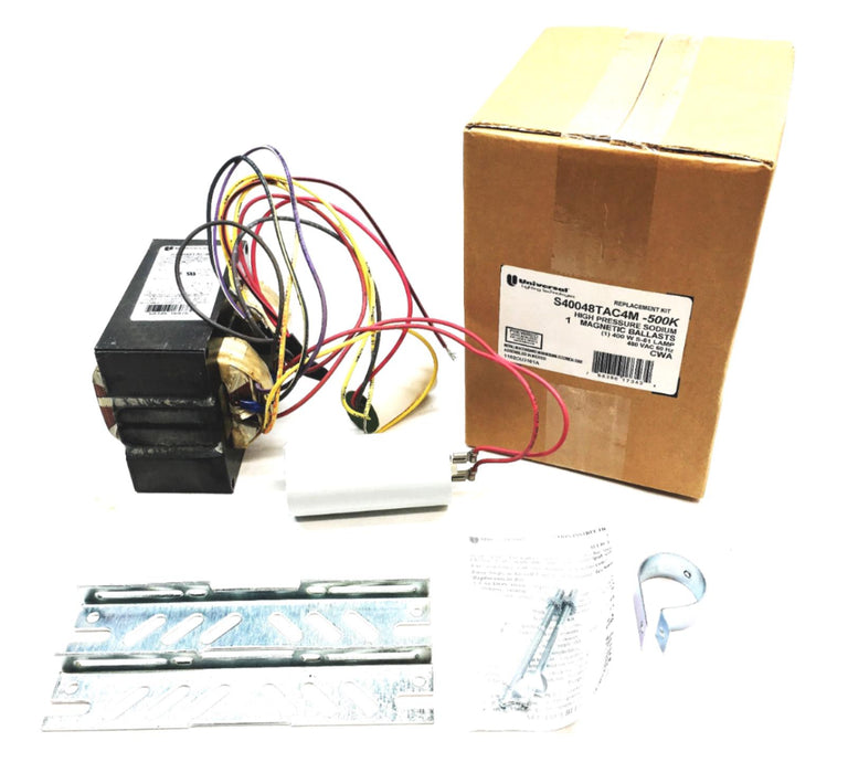 Universal Lighting Magnetic Ballast Replacement Kit S40048TAC4M-500K NOS