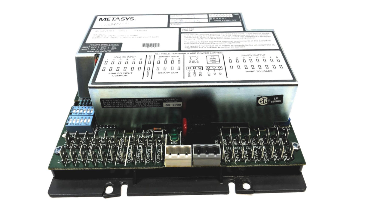 Johnson Controls Metasys Rev.L Air Volume Controller AS-VAV110-1 (RY10248) USED