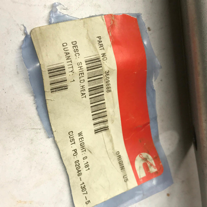Cummins OEM Heat Shield 3606668 NOS