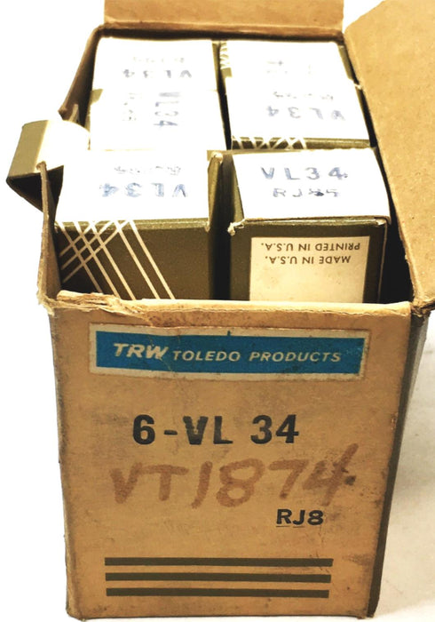 TRW 6 Piece Tappet Set VL34 (VT1874) NOS