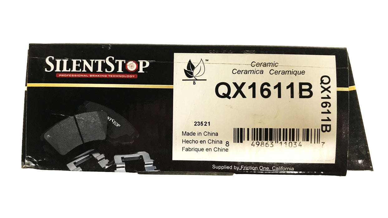 Silent Stop Brake Pad Set QX1611B NOS
