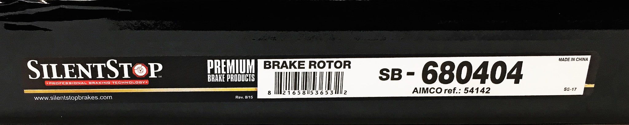 SilentStop Brake Rotor SB-680404 NOS