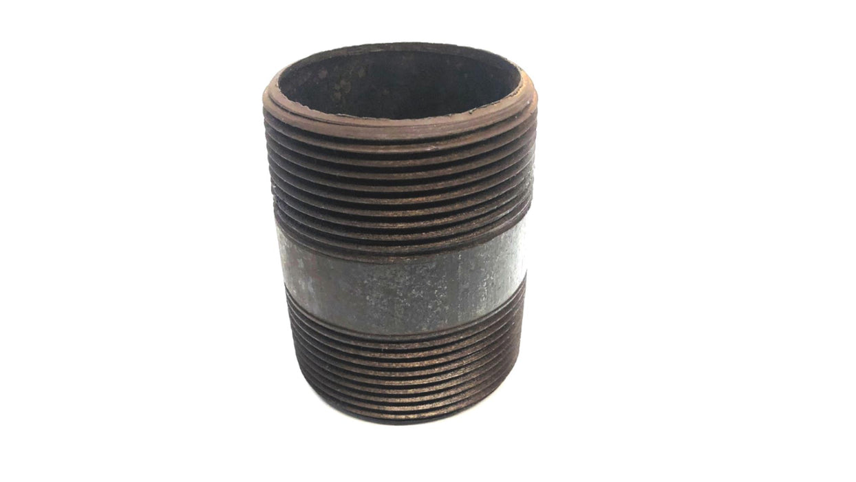Unbranded 2-1/2" x 3-1/2" Threaded Black Steel Pipe Nipple Schedule 40 NOS