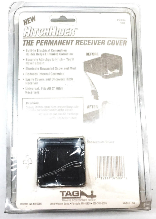 TAG HitchHider 2 Inch Hitch Receiver Cover 7500 [Lot of 2] NOS