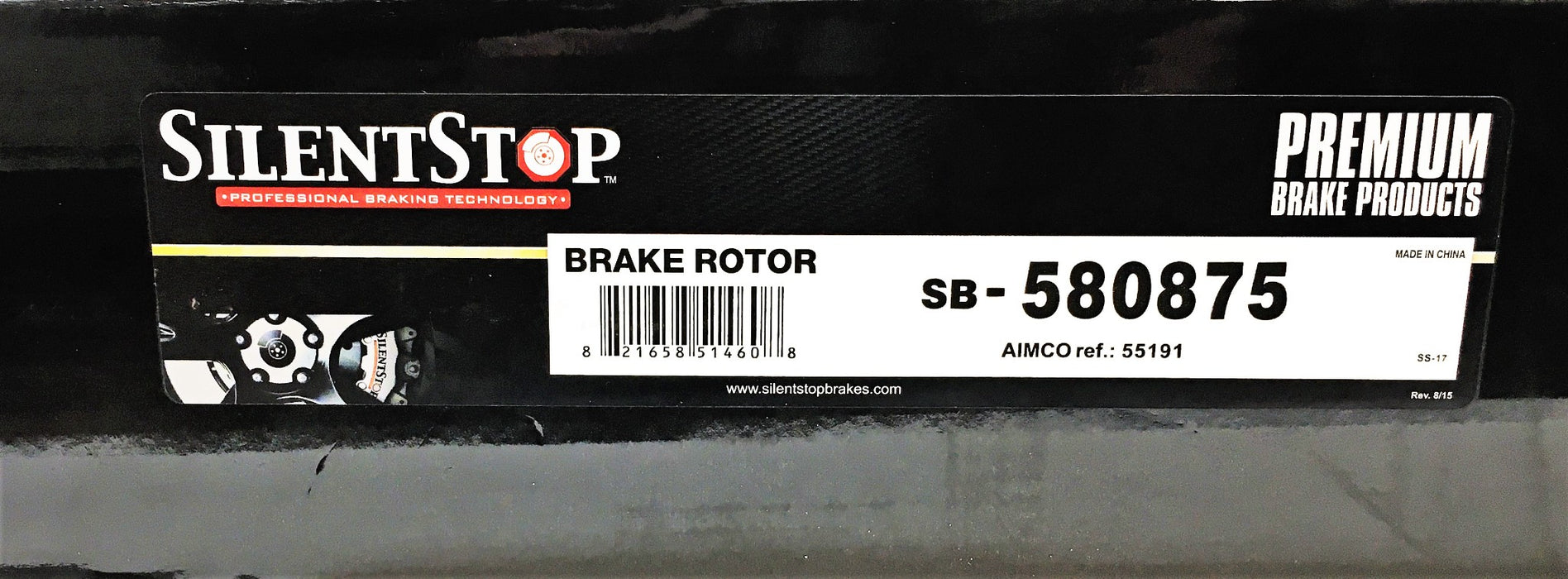 SilentStop Brake Rotor SB-580875 NOS