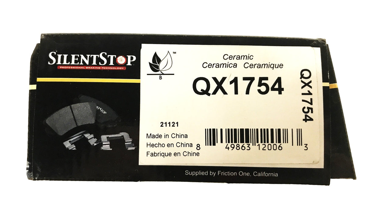 Silent Stop Brake Pad Set QX1754 NOS