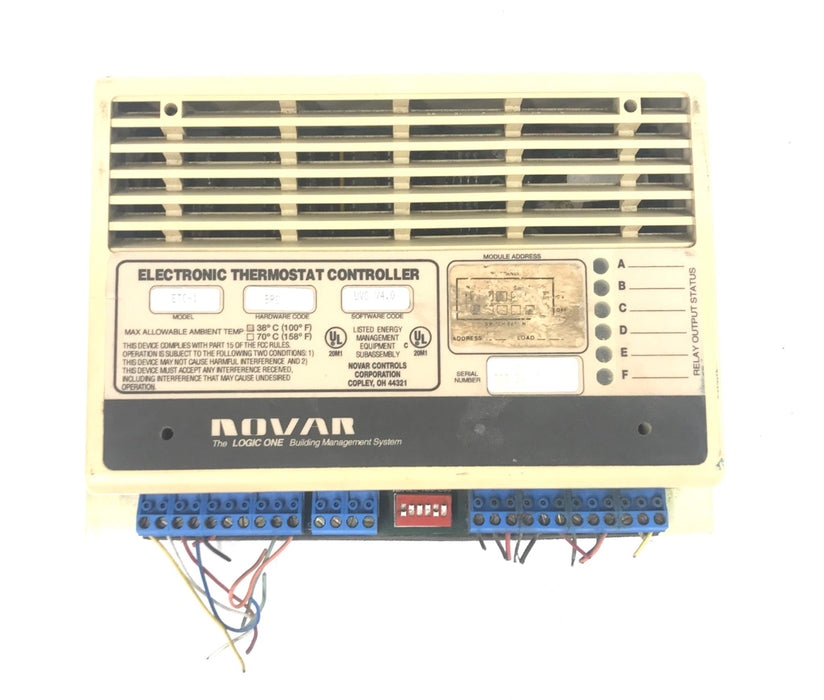 Novar Controls Electronic Thermostat Controller BRC UVC V4.0 ETC-1 USED