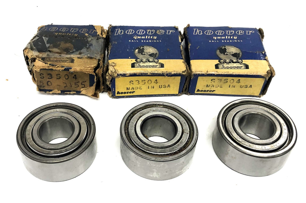 Hoover Single Row Ball Bearing S3504 [Lot of 3] NOS