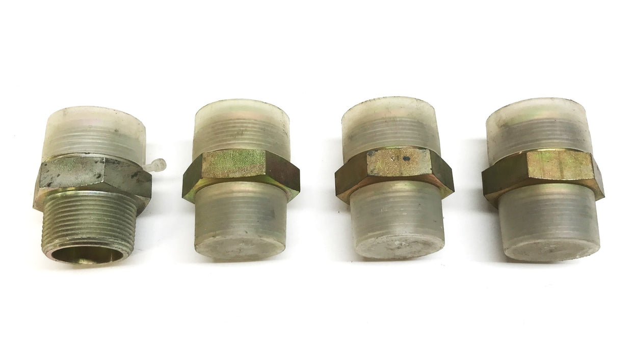 Unbranded 1-5/8" Straight Male x 1-5/8"Nipple Pipe Fitting [Lot of 4] NOS
