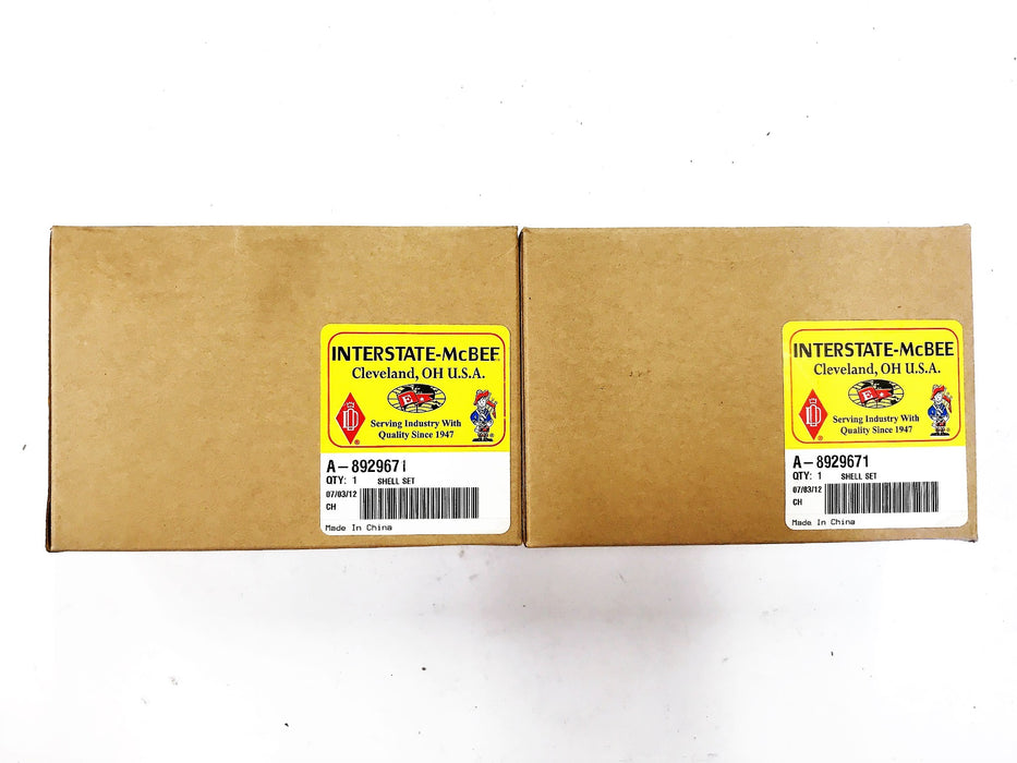 Interstate-McBee Crankshaft Shell Set 8929671 [Lot of 2] NOS