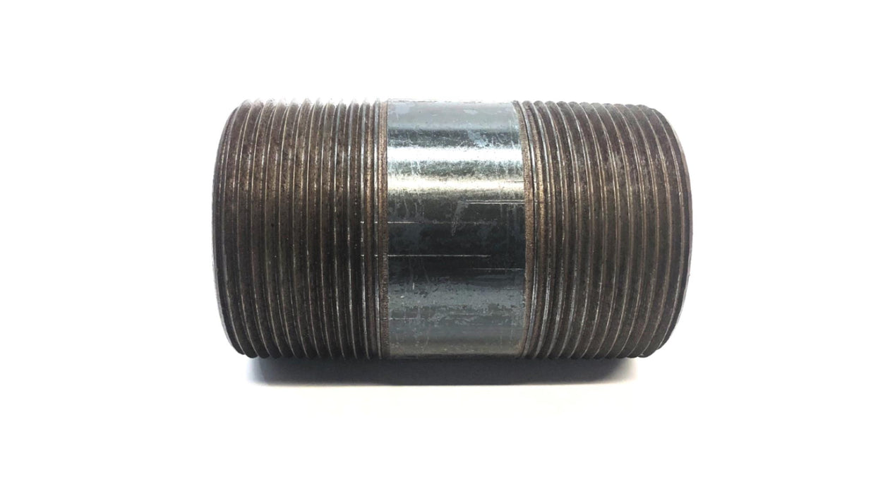 Unbranded 2-1/2" x 4-1/2" Black Steel Pipe Nipple Schedule 40 NOS