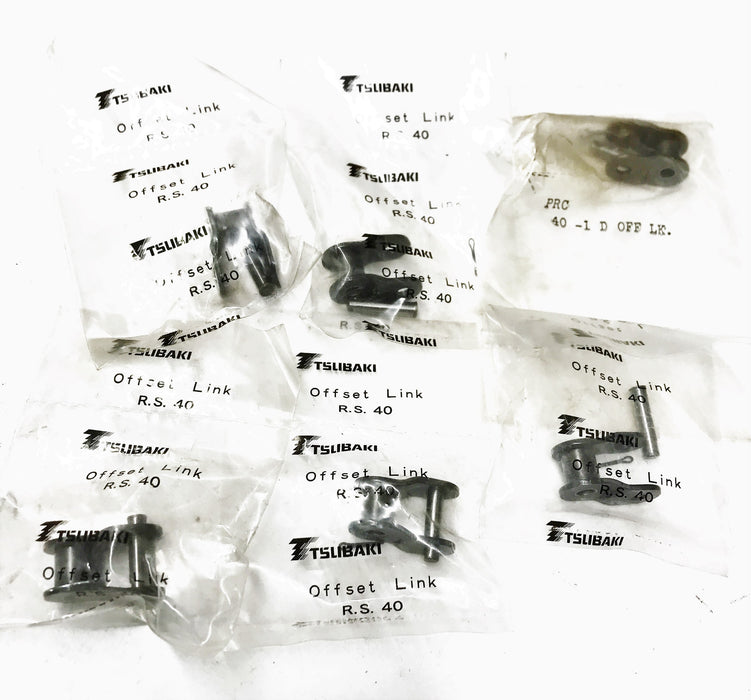 Tsubaki Offset Link R.S.40 [Lot of 6] NOS