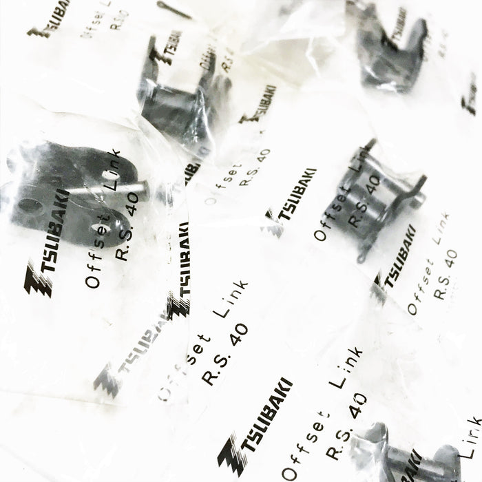 Tsubaki Offset Link R.S.40 [Lot of 6] NOS
