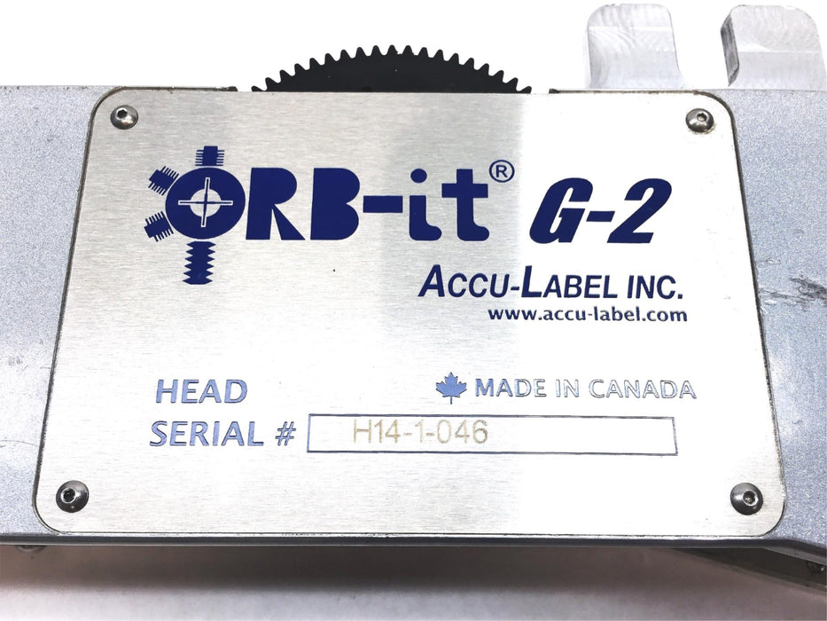 Accu-Label Inc. Orbit G-2 Label Applicator H14-1-046 USED