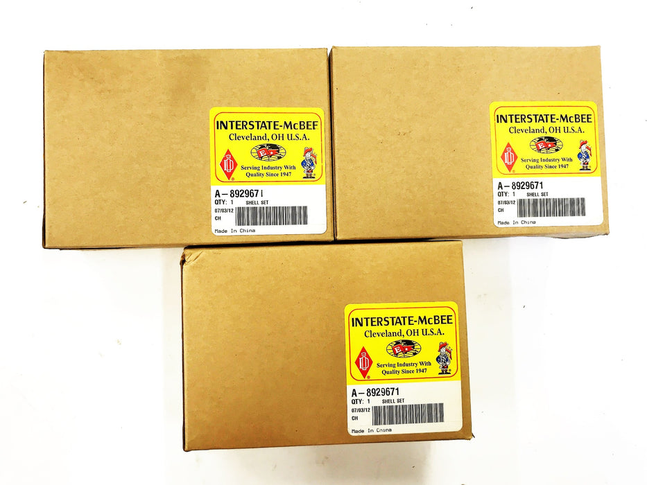 Interstate-McBee Crankshaft Shell Set 8929671 [Lot of 3] NOS