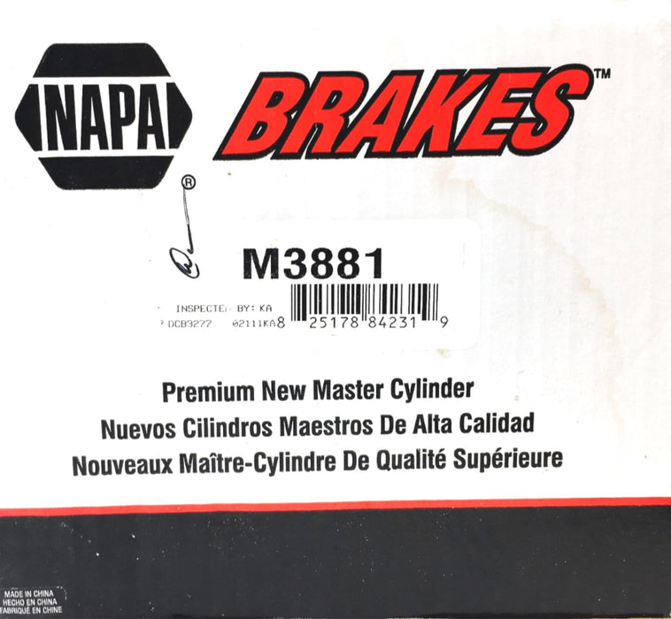 Napa Brake Master Cylinder M3881 NOS