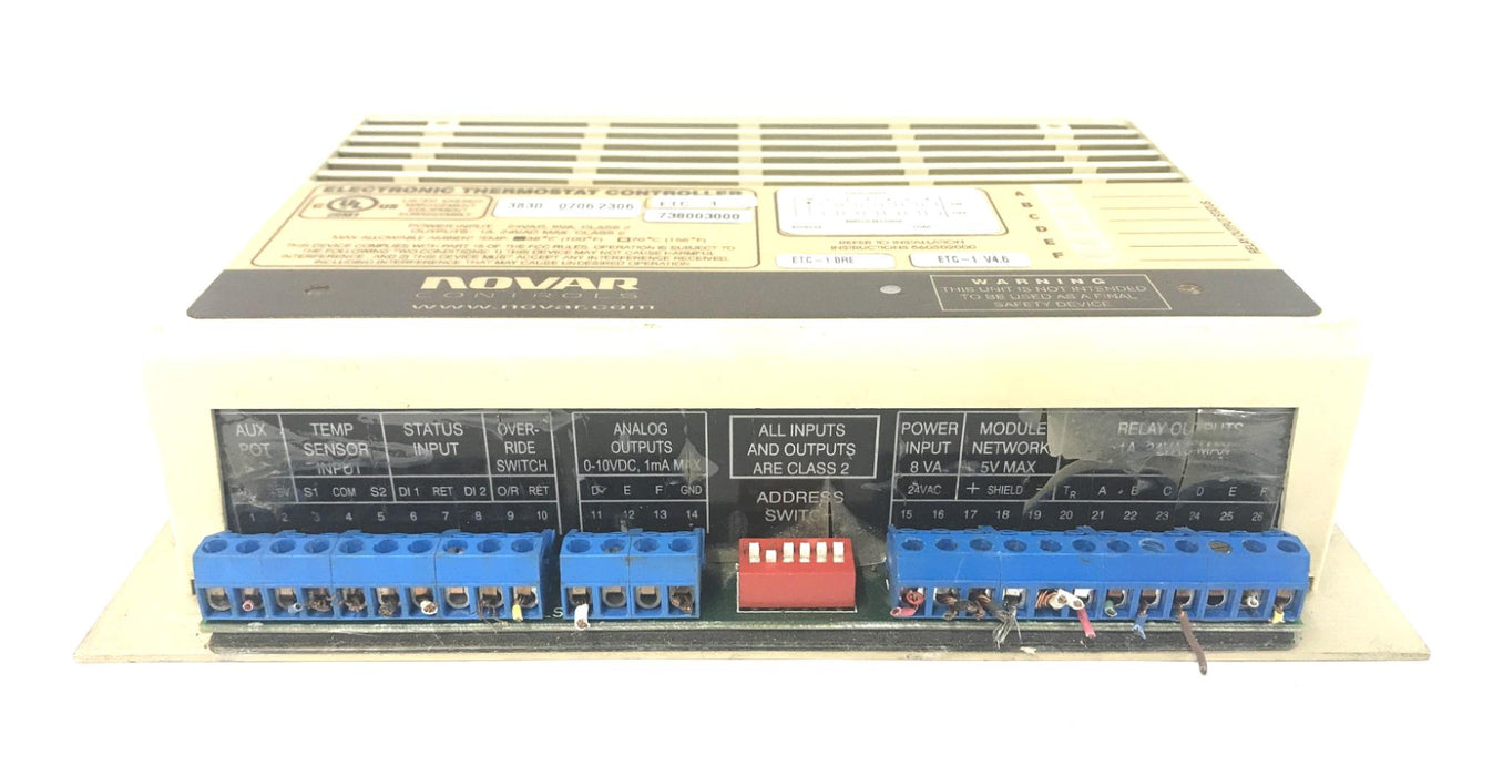Novar Electronic Thermostat Controller ETC-1 BRE ETC-1V4.6 738003000 USED