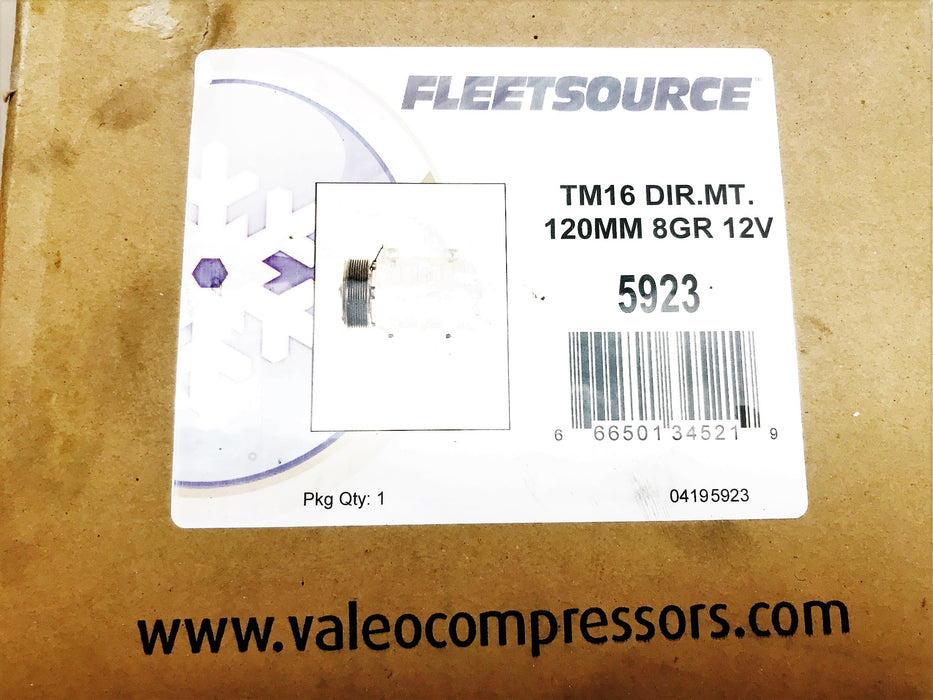Valeo Direct Mount 12 Volt A/C Compressor MEI 5923 NOS
