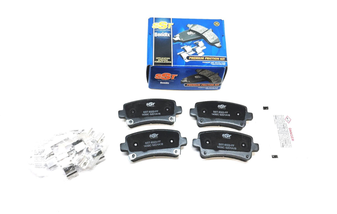 Bendix SST Premium Friction Kit Ceramic Disc Brake Pads D1430C NOS