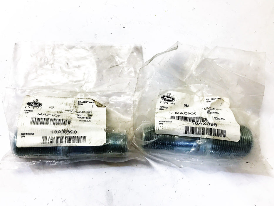 Mack Wheel Stud 18AX898 [Lot of 2] NOS