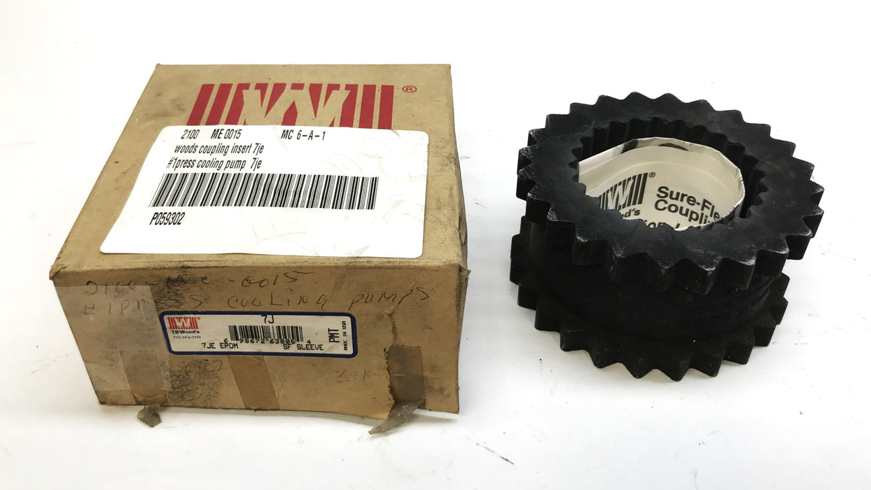 TB Woods Sure-Flex Coupling Sleeve 7JE-EPDM NOS