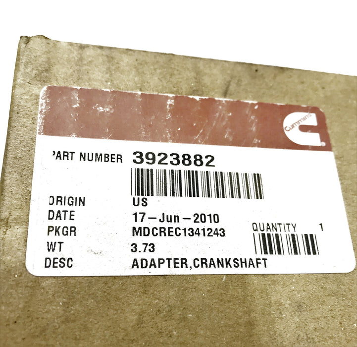 Cummins OEM Crankshaft Adapter 3923882 NOS