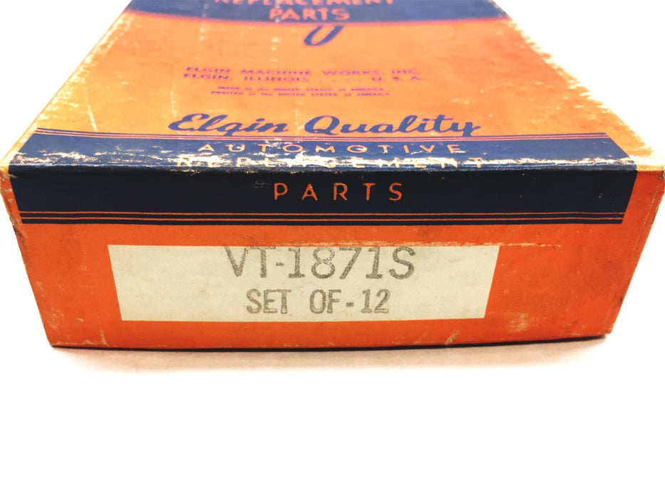 Elgin Valve Tappet 12 Piece Set VT-1871S NOS