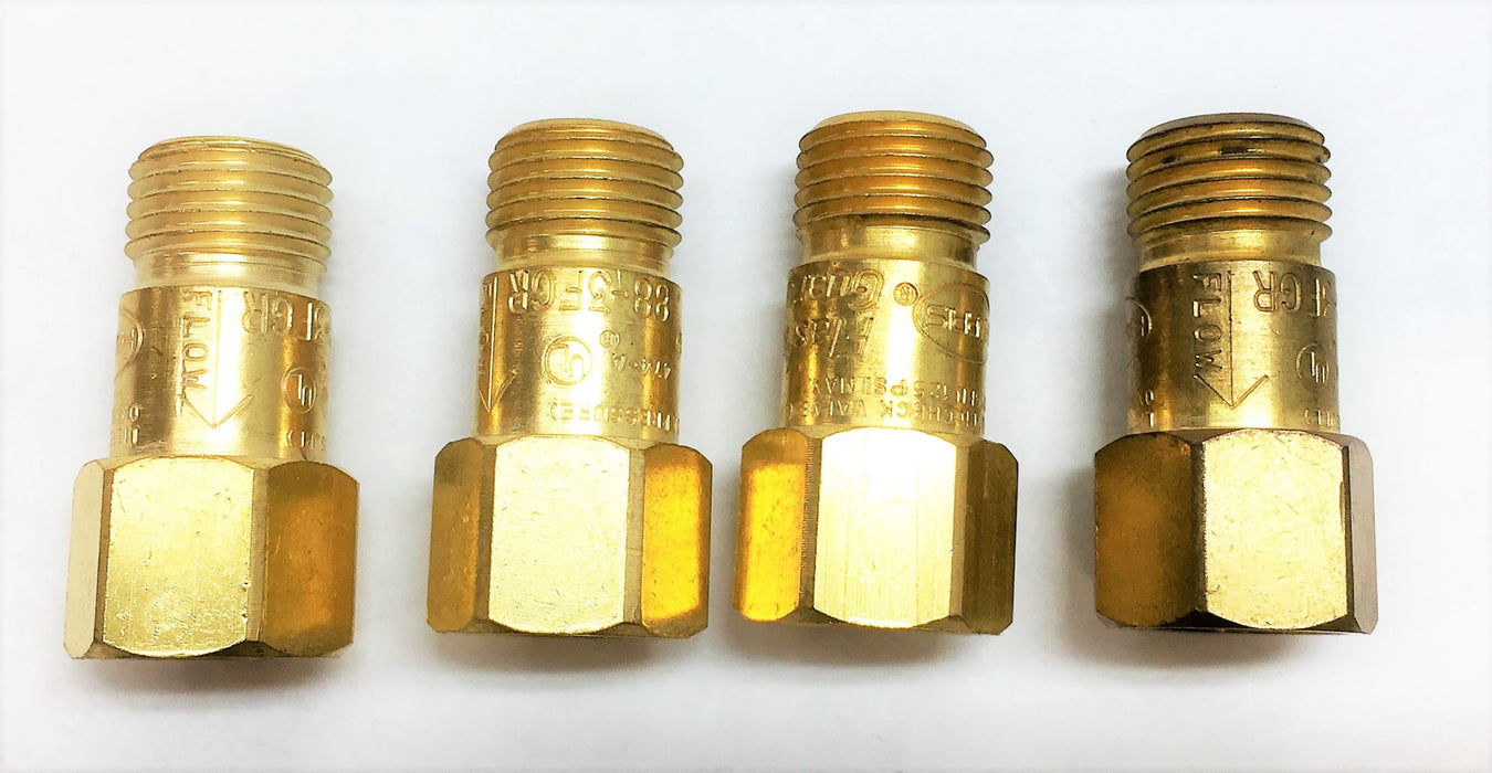 HARRIS Flash-Guard Check Valve 88-3FGR [Lot of 4] NOS