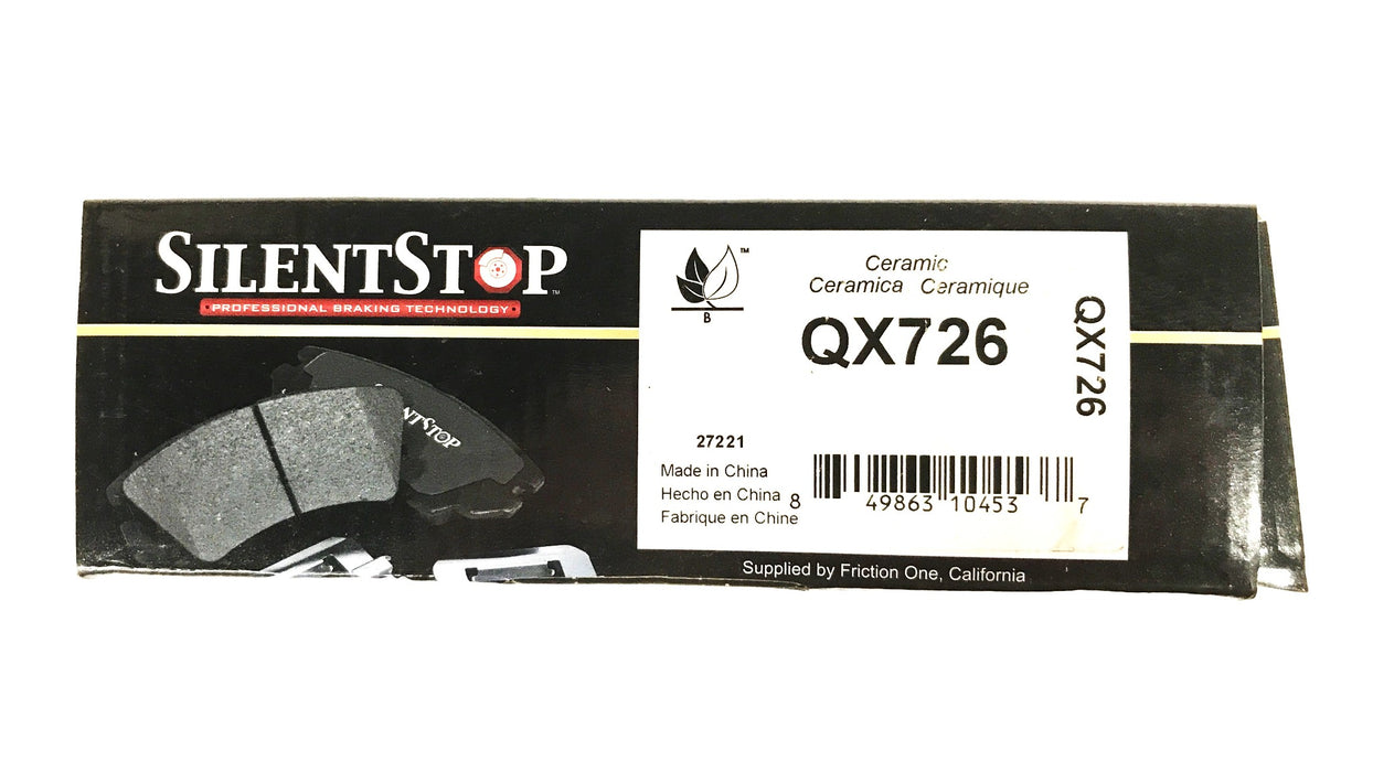 Silent Stop Semi-Metallic Brake Pad Kit QX726 NOS